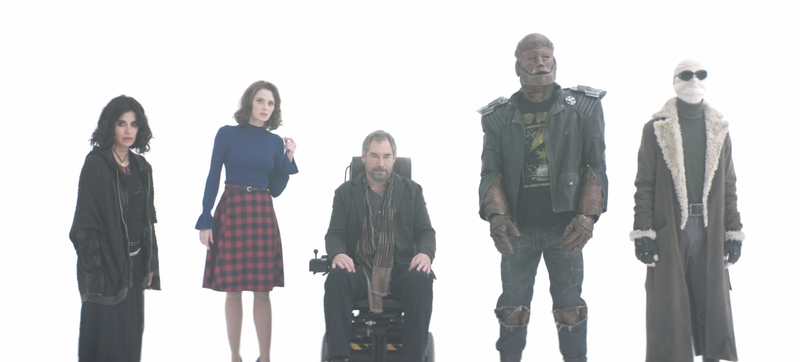 The Doom Patrol stumbling through the haze of the White Space.